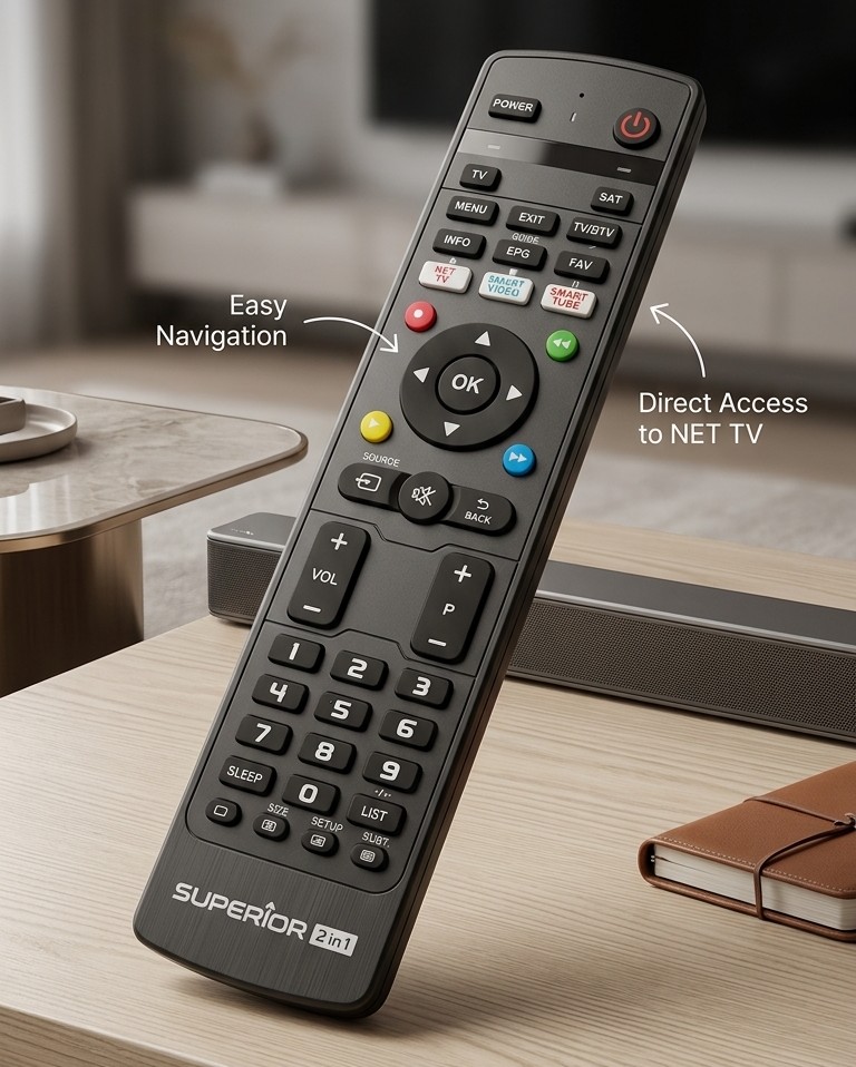 Mando universal programable por pc superior 2:1 clever con netflix